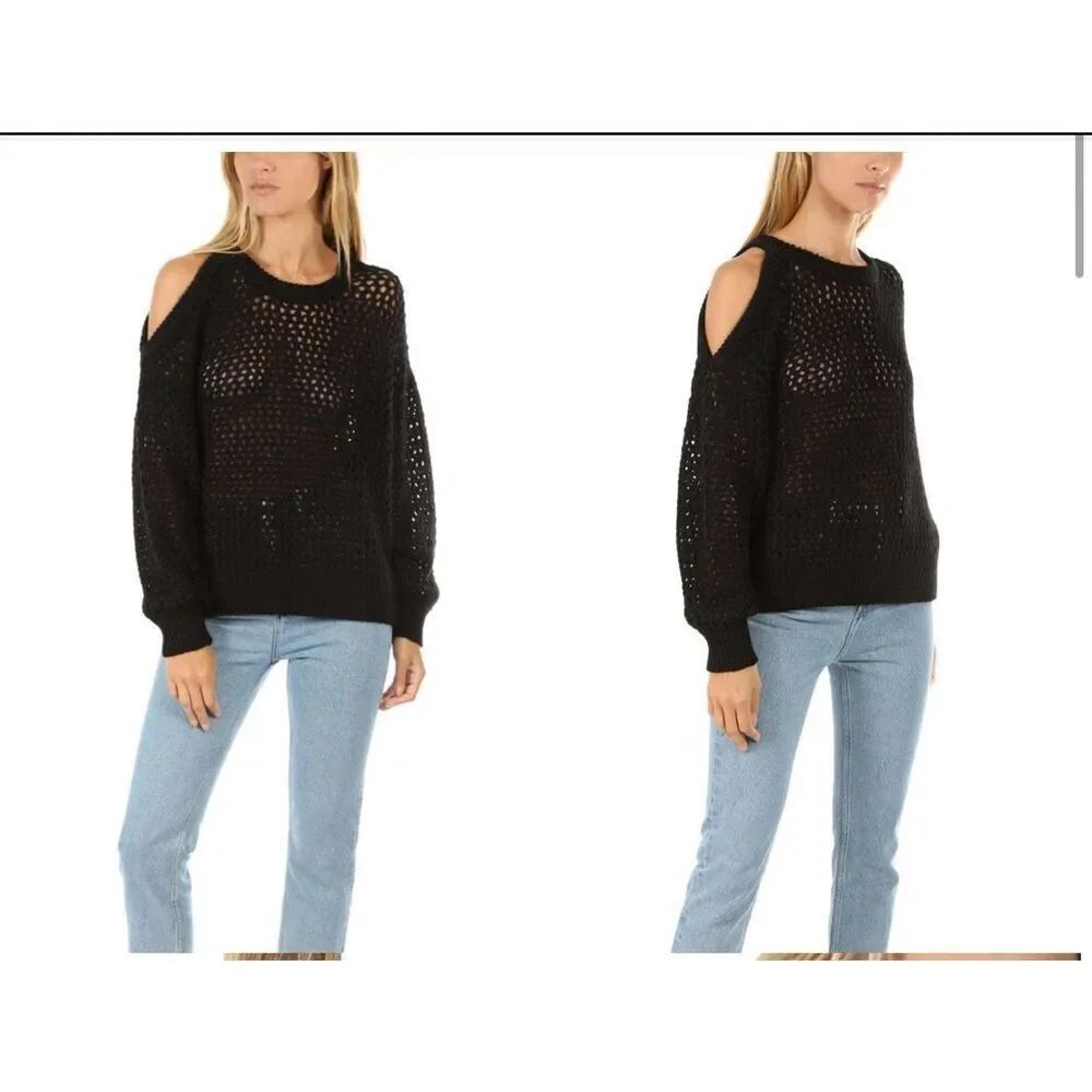 IRO Breath Pullover Sweater size small black